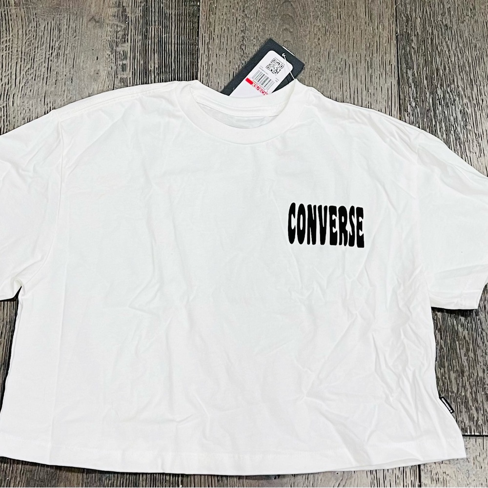 Converse Standard Fit Crop Top Brand New XS